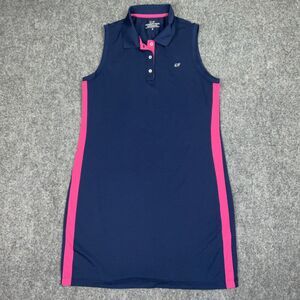 Vineyard Vines Dress Womens Size M Blue Polo Casual Outdoors Golf Preppy